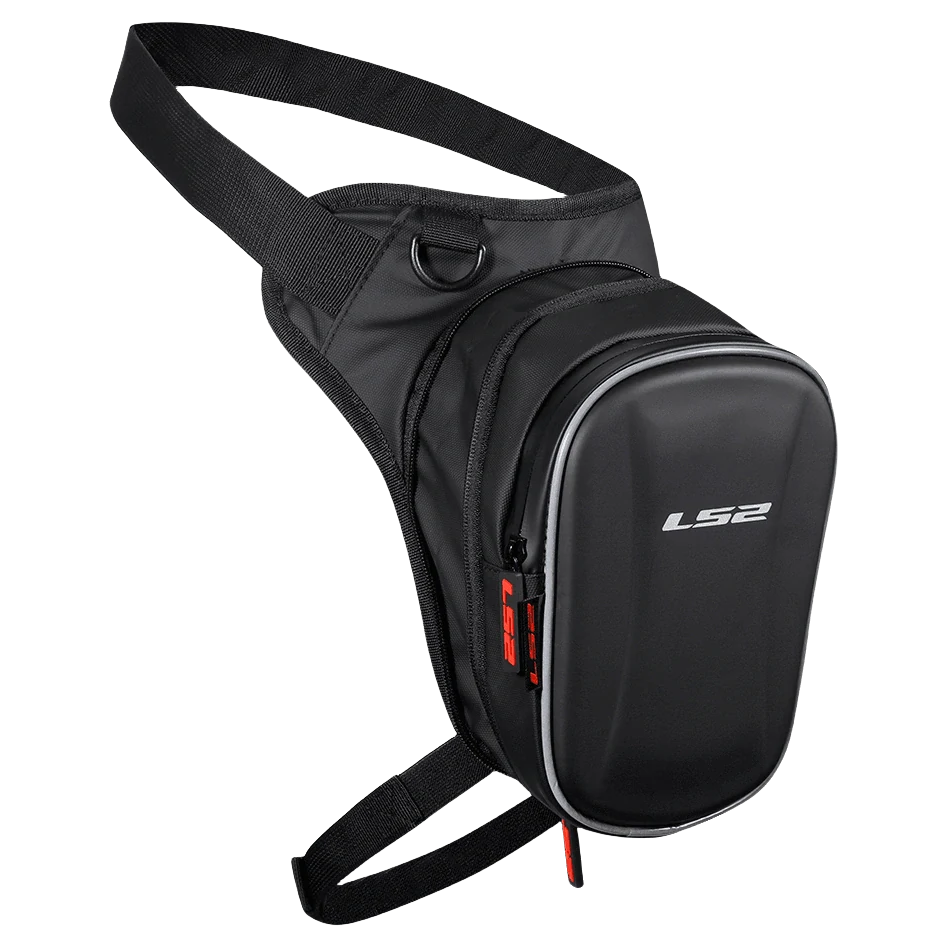 LS2 stehenní kapsa/ taška na nohu voděodolná LLB-02 LEG BAG 900D černá 4,5 l