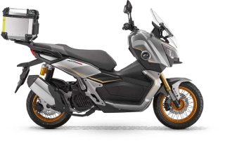 QJMOTOR ATR 125 šedá - KUFR ZDARMA